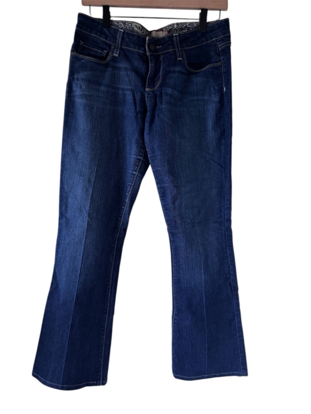 PAIGE Canyon Boot Cut Dark Blue Jeans - 29 Petite